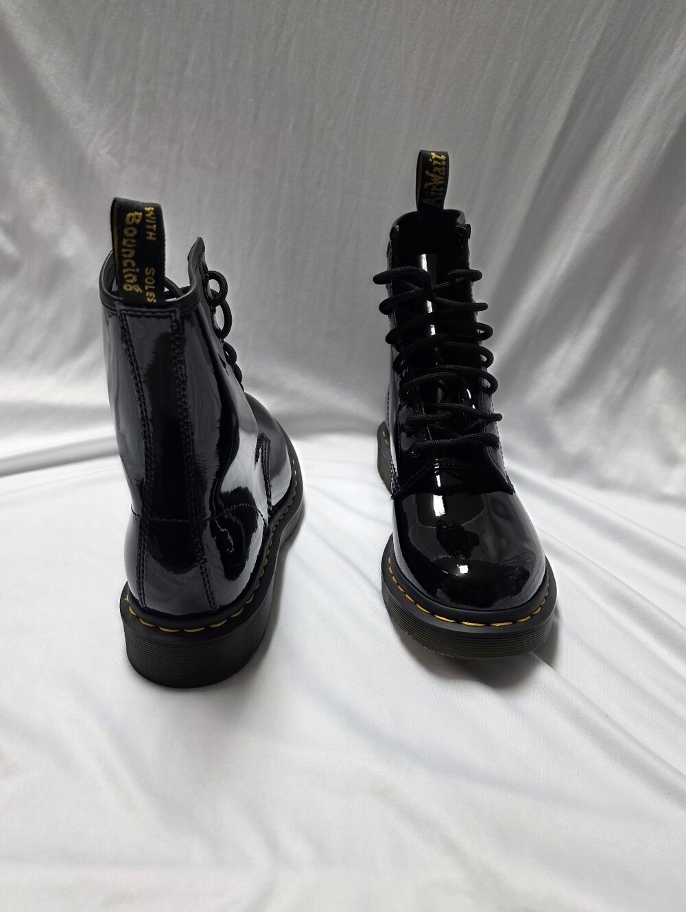 Dr.martens 1460 Patent Leather Boots Size 8 - Picture 3 of 13